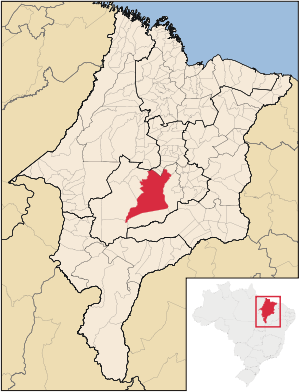 Mapa Barra do Corda